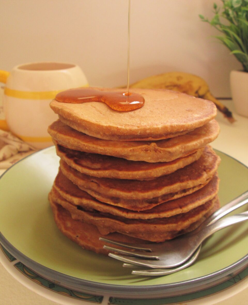 Pancakes integrali alla banana
