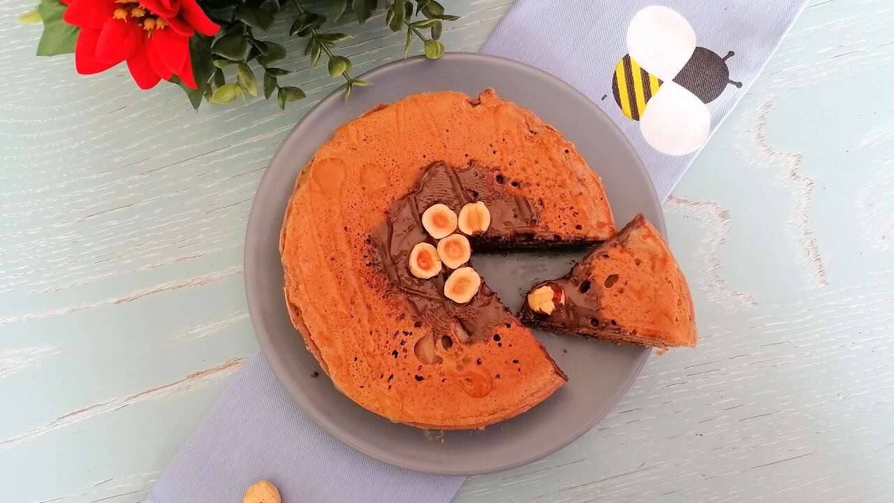 Pancakes proteici e fit gusto ‘linzer’, con e senza bimby