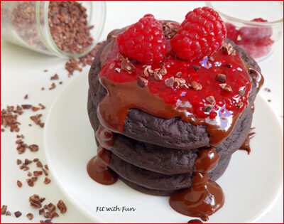 Pancakes ricotta e cacao 4 ingredienti