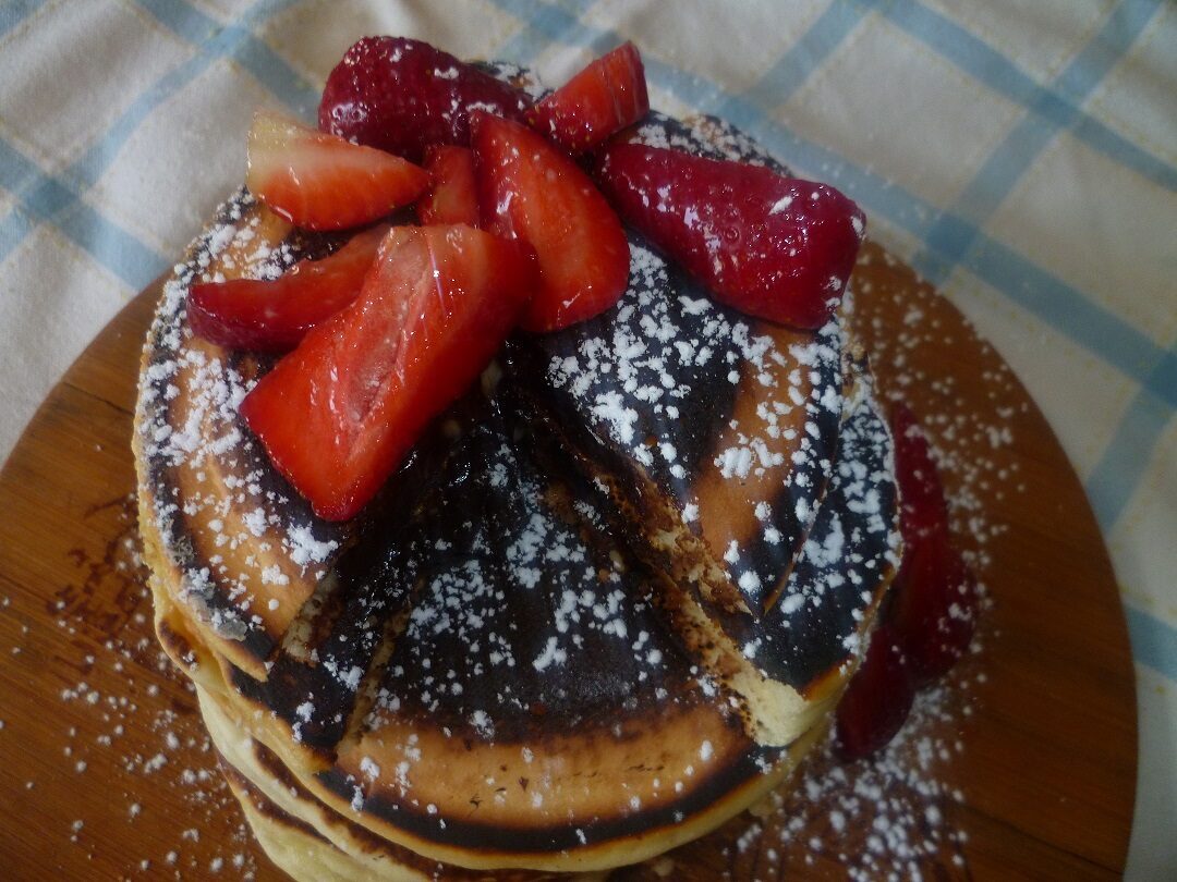 Pancakes ripieni al cioccolato