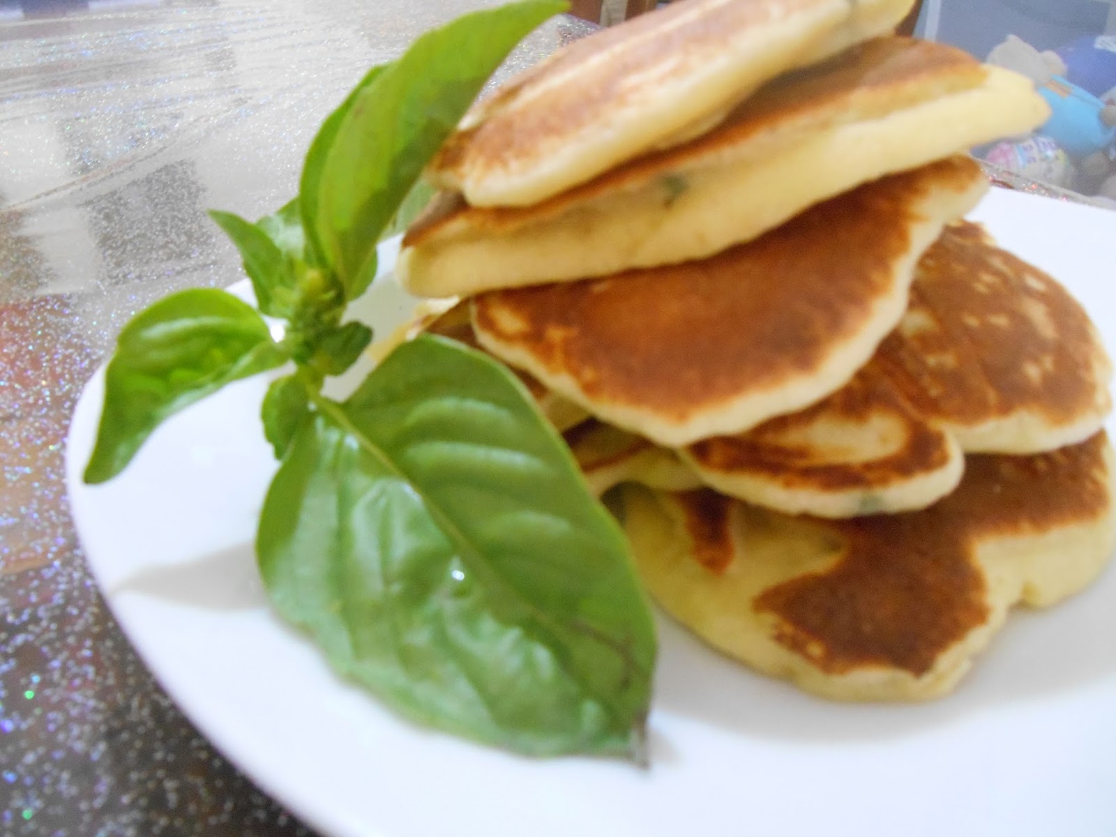 Pancakes salati alle erbe