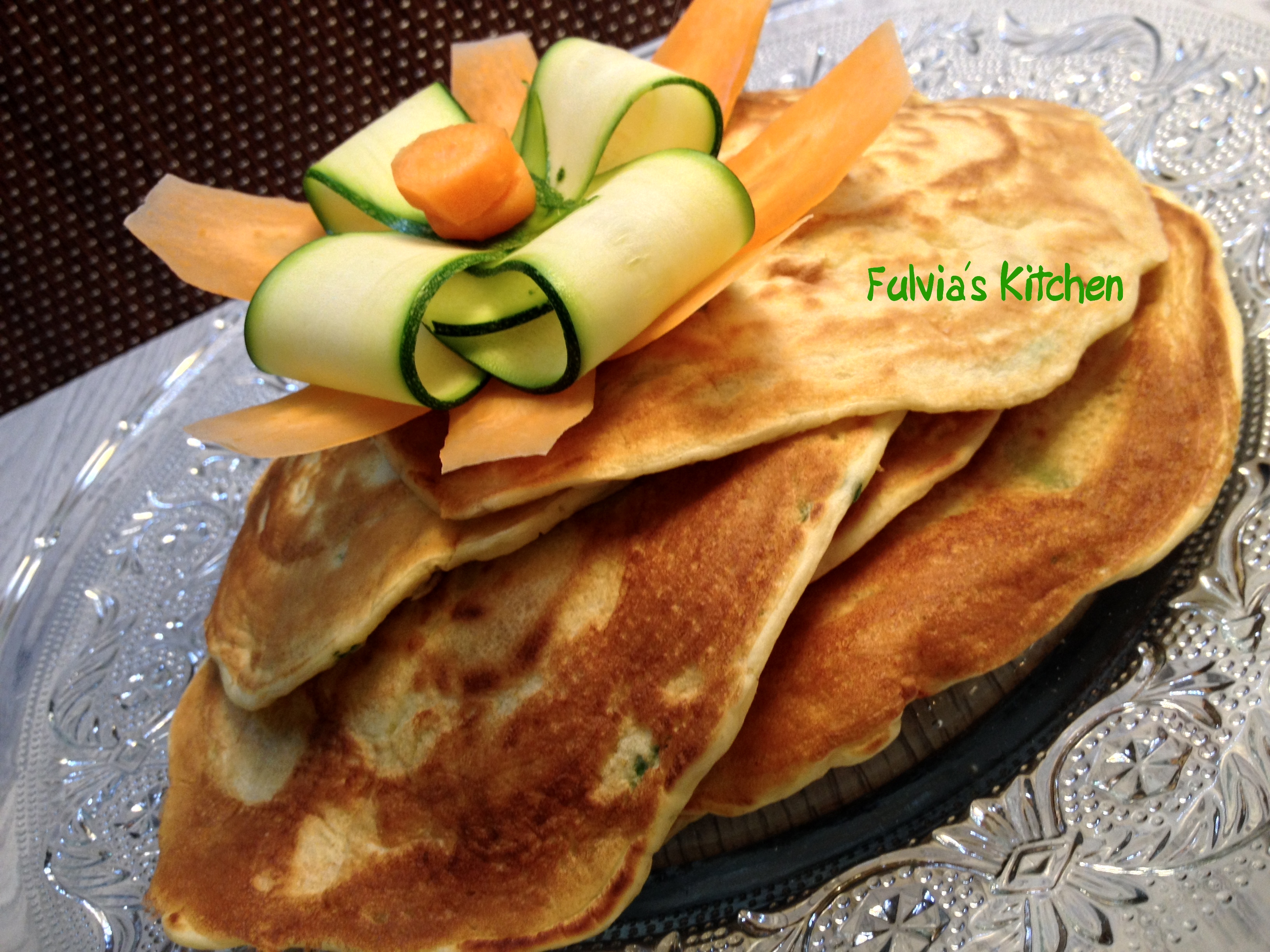 Pancakes salati alle verdure