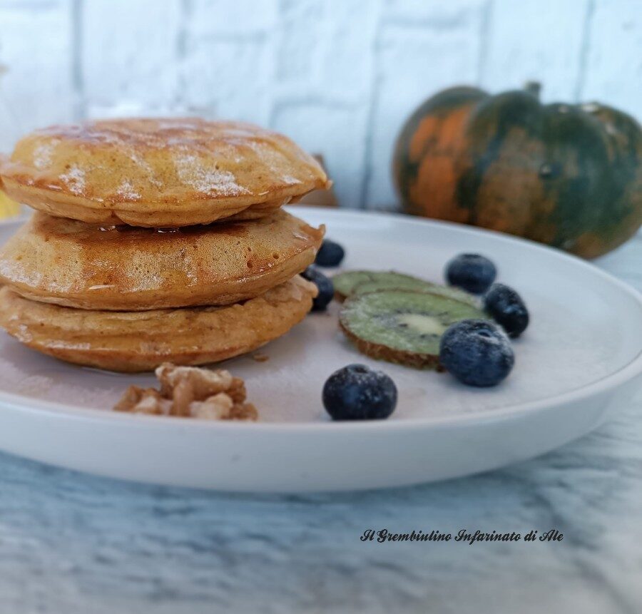 Pancakes soffici alla zucca