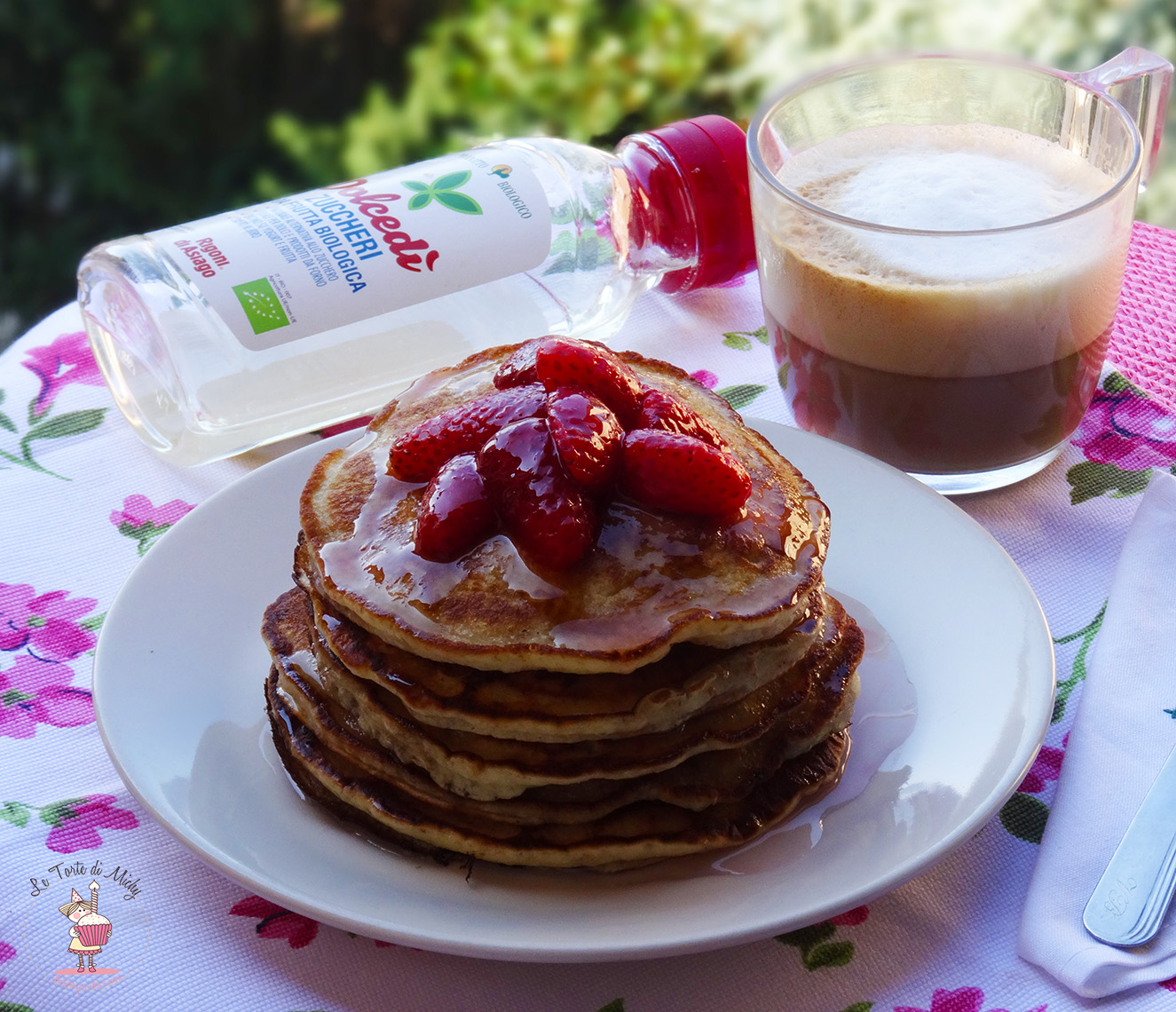 Pancakes vegan senza uova e con zucchero della frutta