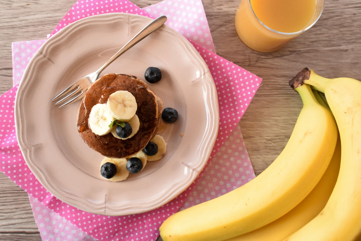 Pancakes vegani alla banana