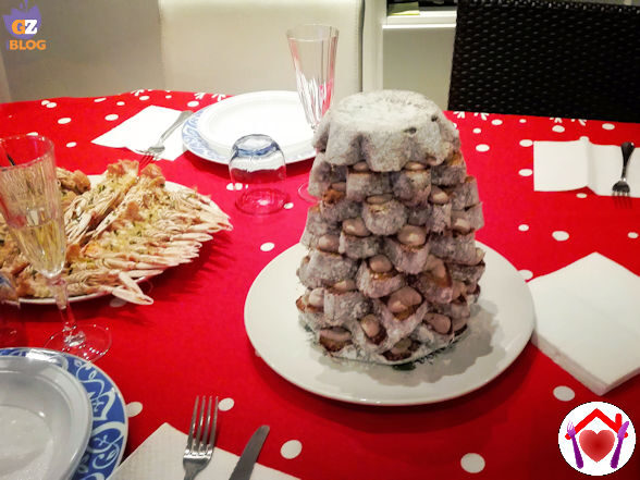 Pandoro con crema al mascarpone e cacao