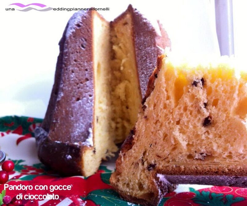 Pandoro con gocce di cioccolato