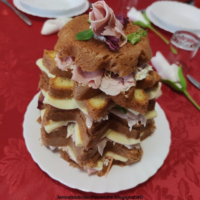 Pandoro salato farcito