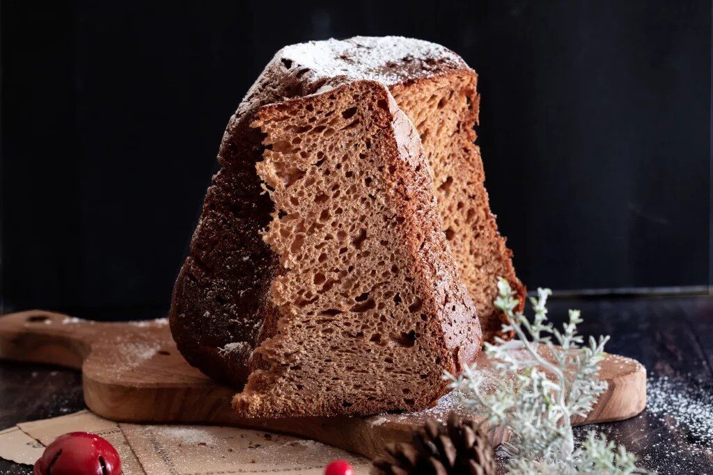 Pandoro senza glutine alla nutella