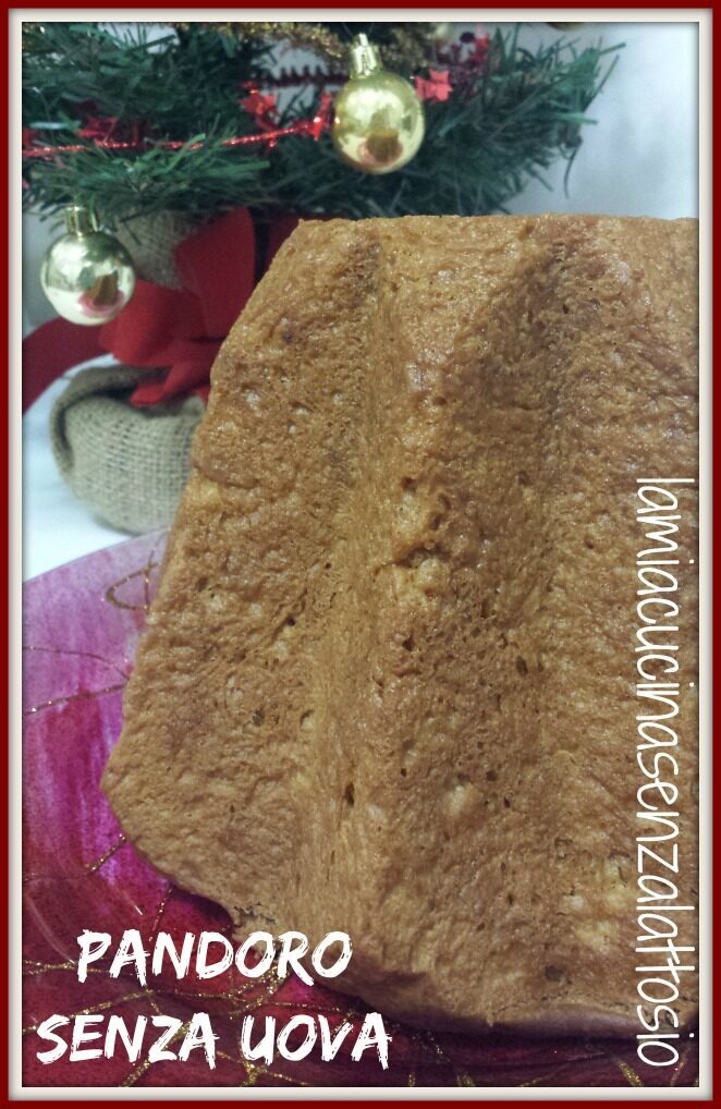 Pandoro senza uova e senza lattosio