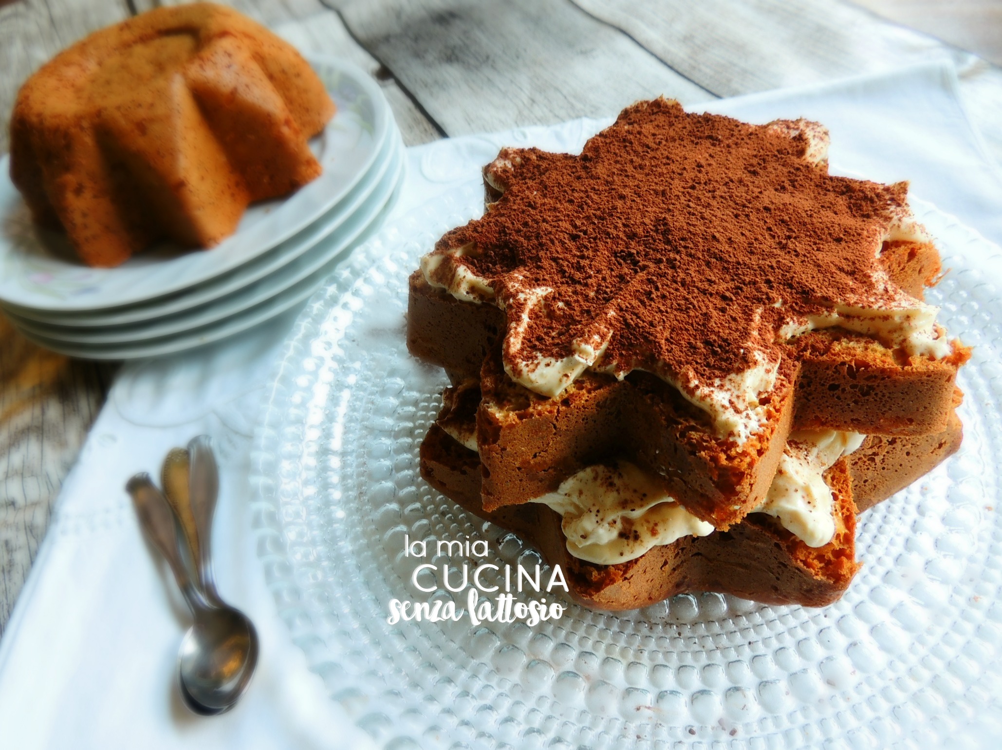 Pandoro tiramisù senza lattosio