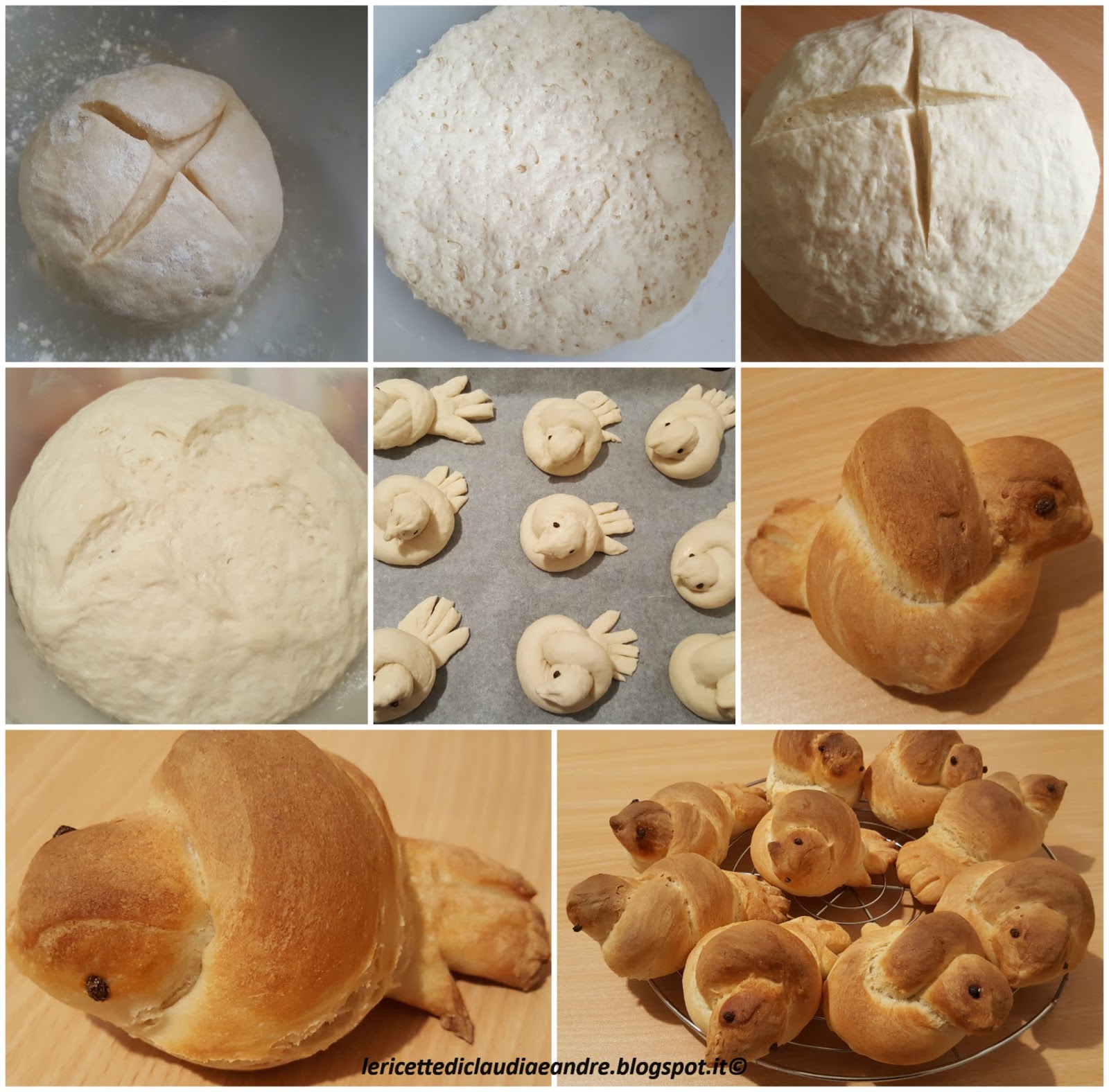 Pane a forma di colombine