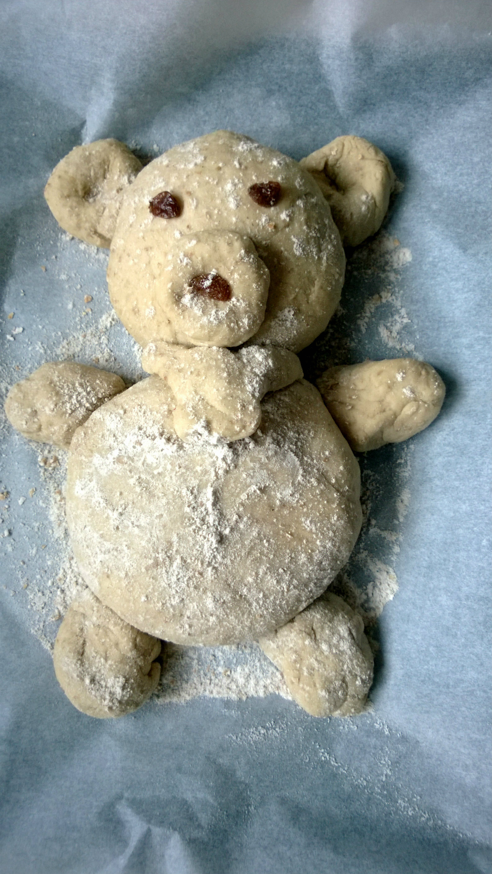 Pane a forma di orsetto