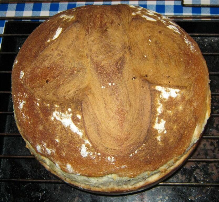 Pane al latte con lievito madre