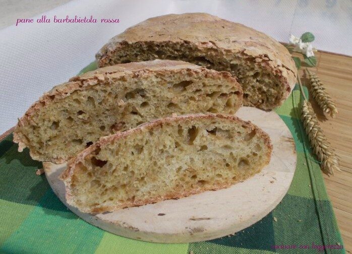 Pane alla barbabietola rossa – lievito madre