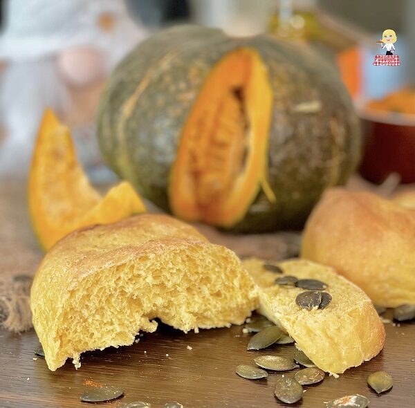 Pane alla zucca con lievito di birra