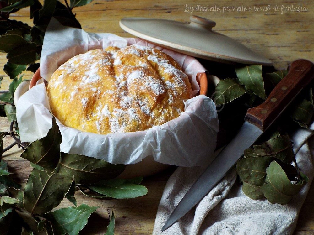Pane alla zucca cotto in pentola
