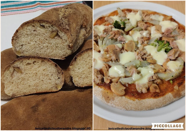 Pane alle noci e pizza integrale