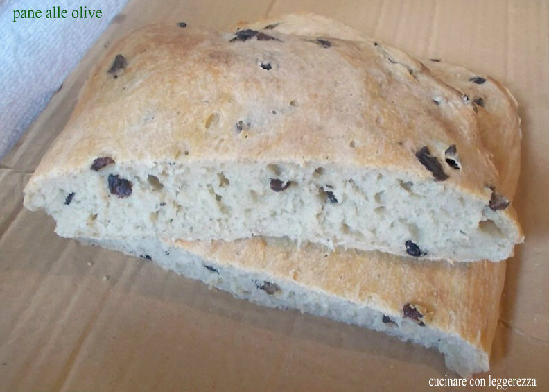 Pane alle olive – lievito madre