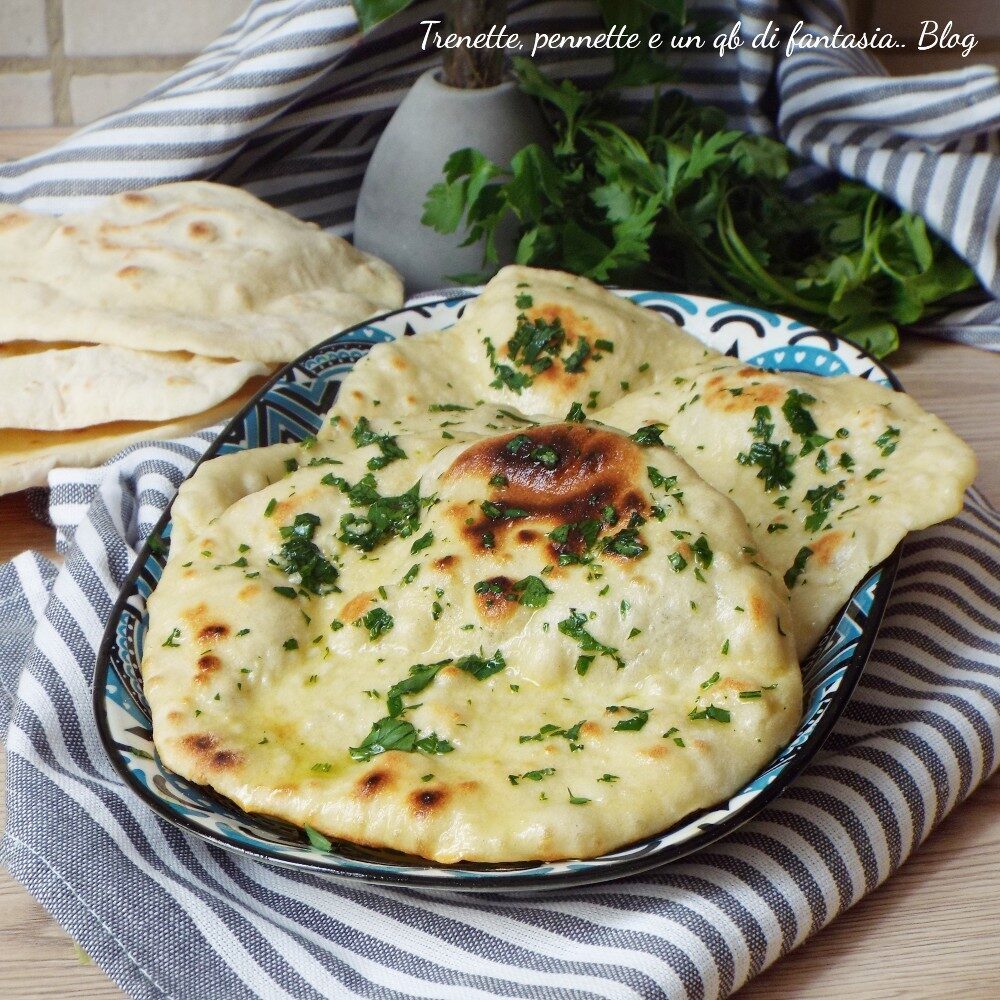 Pane arabo senza lievito cotto in padella