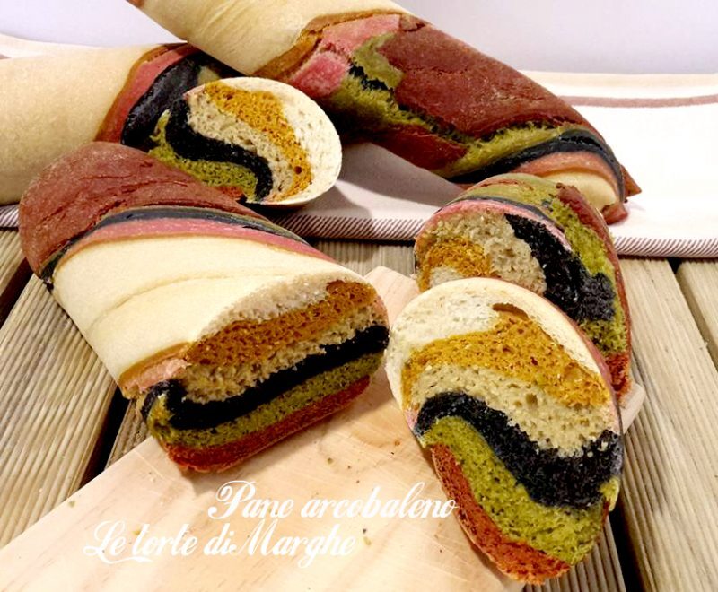 Pane arcobaleno di sara papa