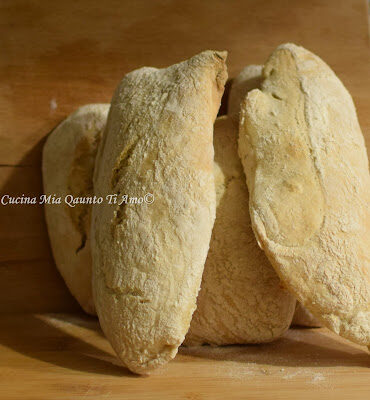 Pane ciabatta con lievito madre