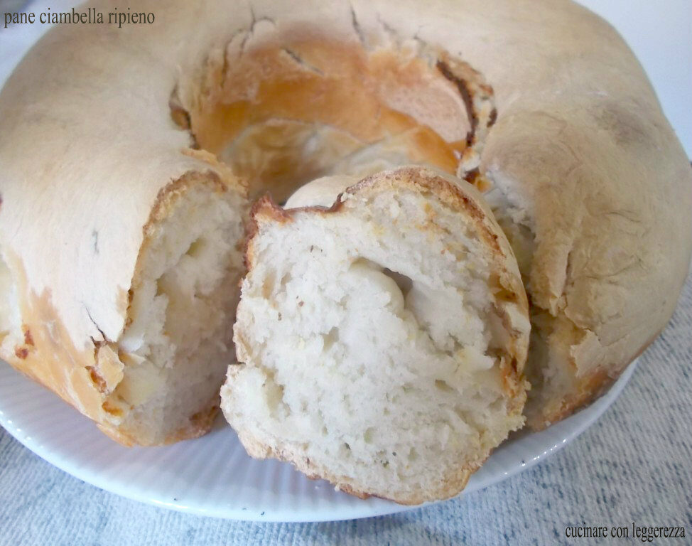 Pane ciambella ripieno – lievito madre