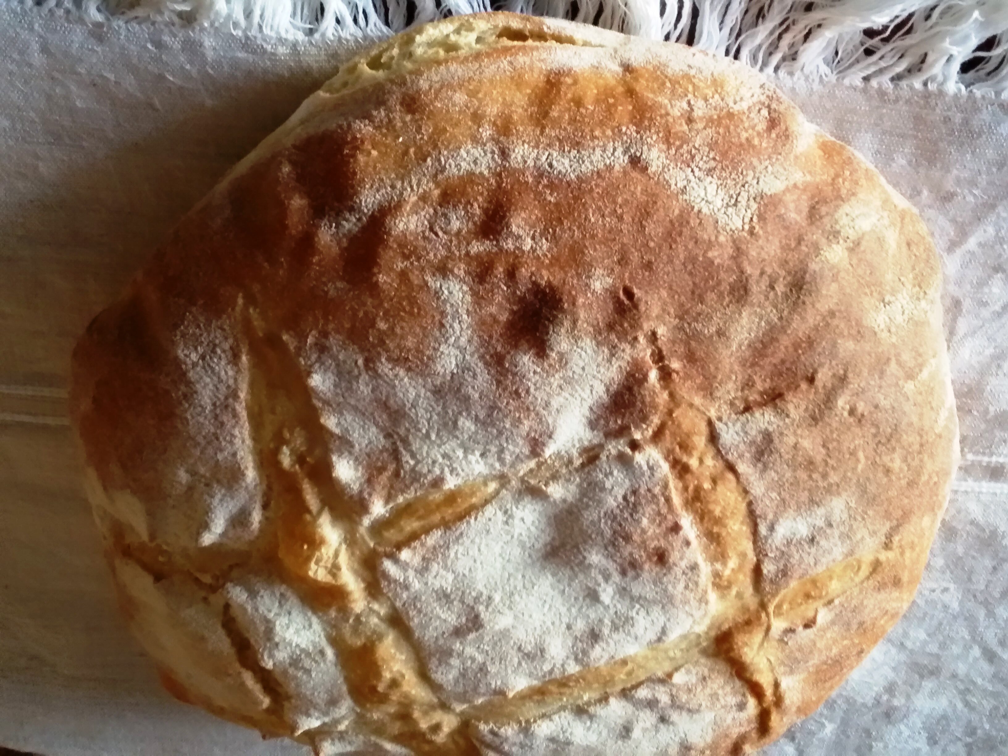 Pane con le patate con lievito madre