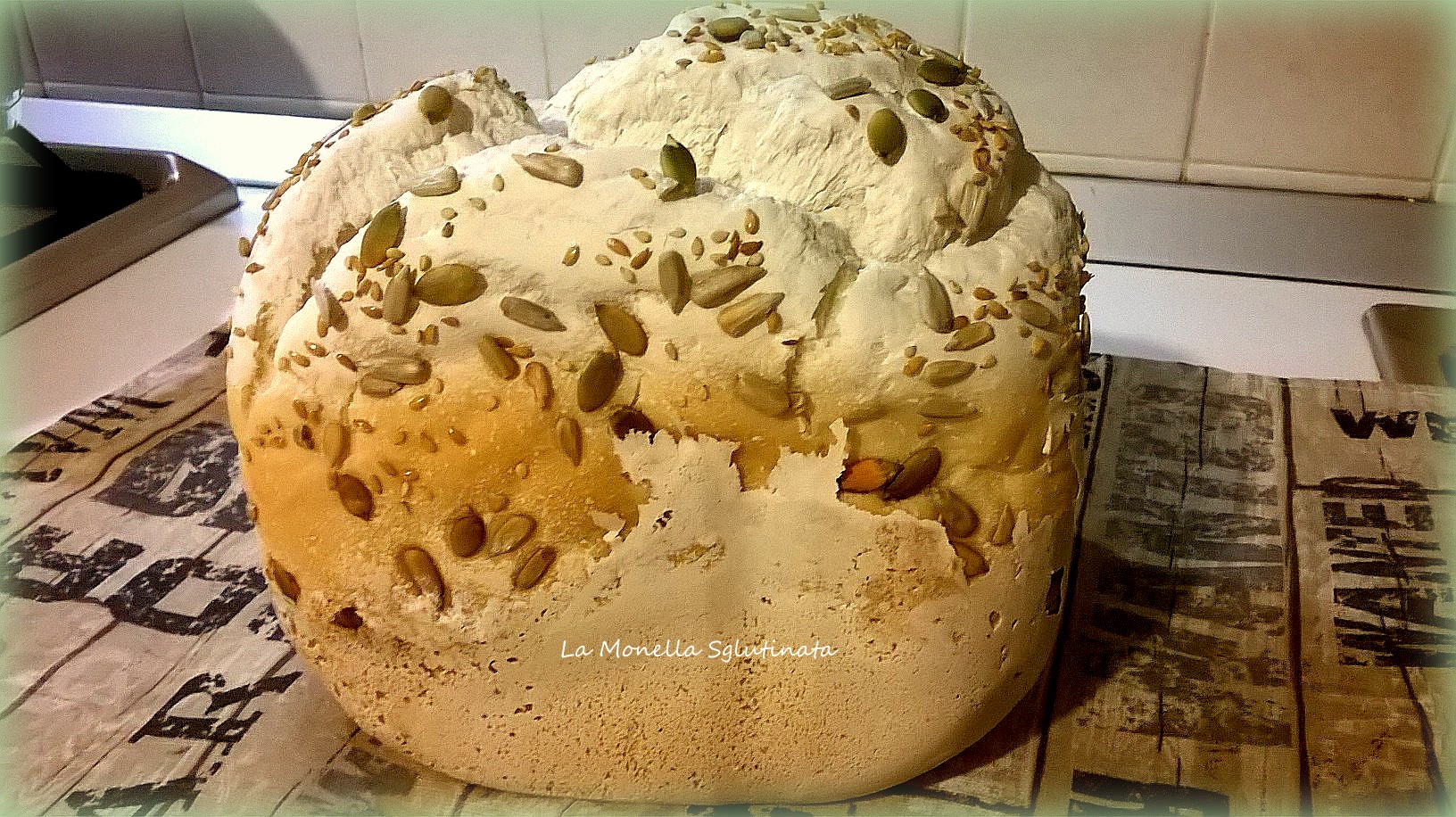 Pane con mdp con semi vari senza glutine