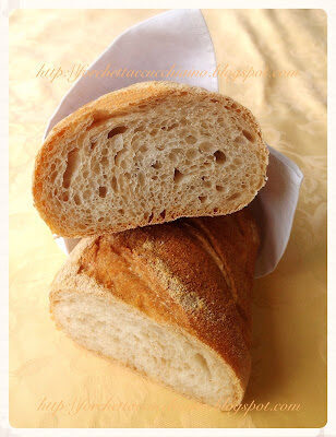 Pane con pasta di riporto