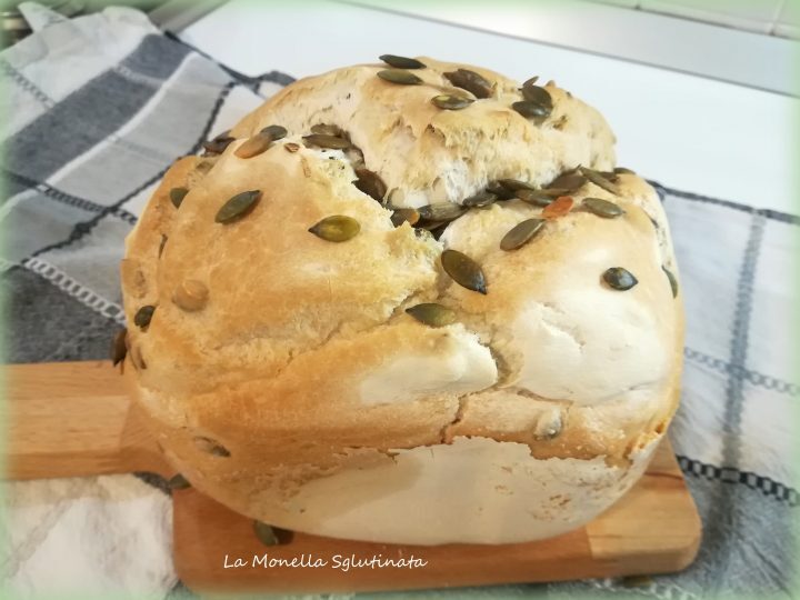 Pane con semi di zucca con mdp