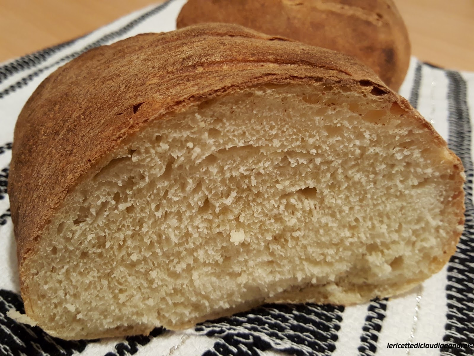 Pane con semola di gran duro e lievito madre