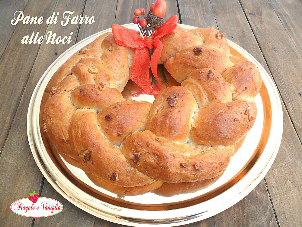 Pane di farro alle noci