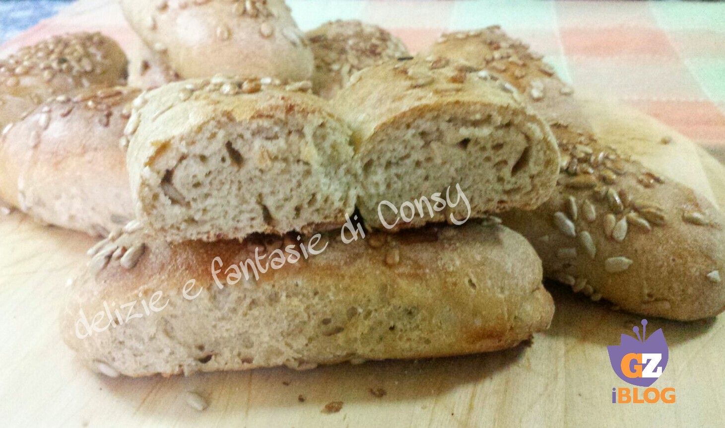 Pane di kamut e semi di lino
