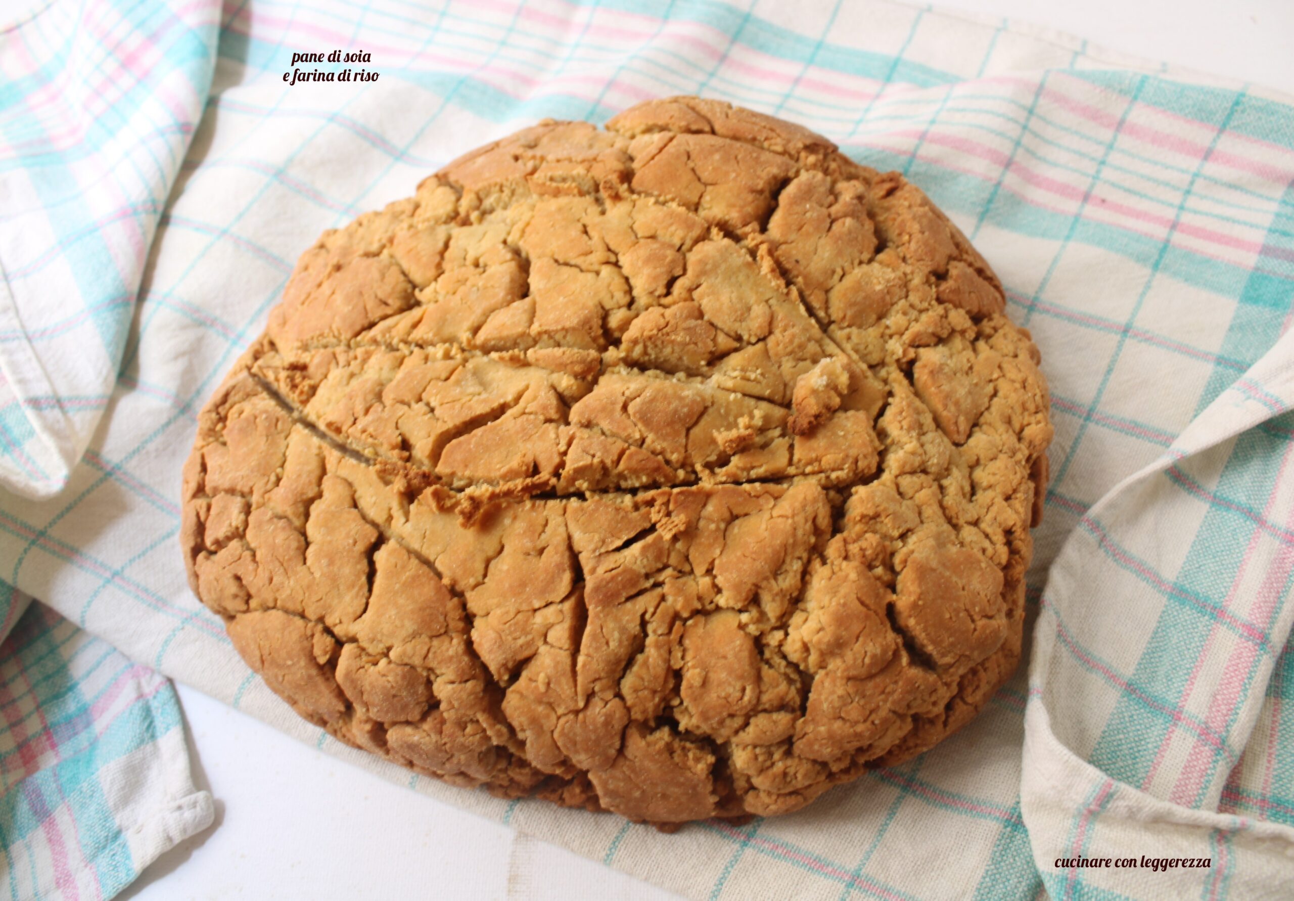 Pane di soia e farina di riso – lievito madre