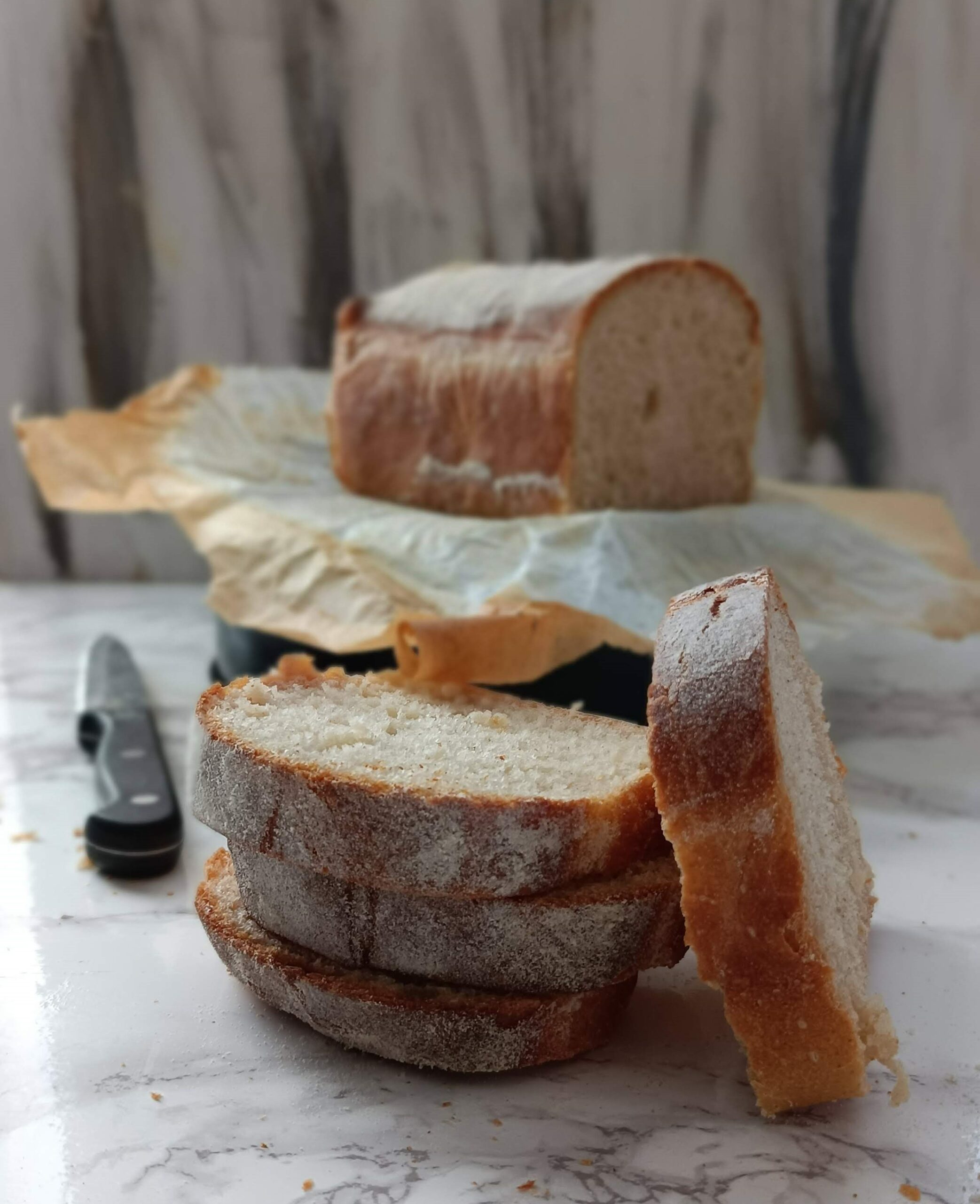 Pane in cassetta con farina multicereali