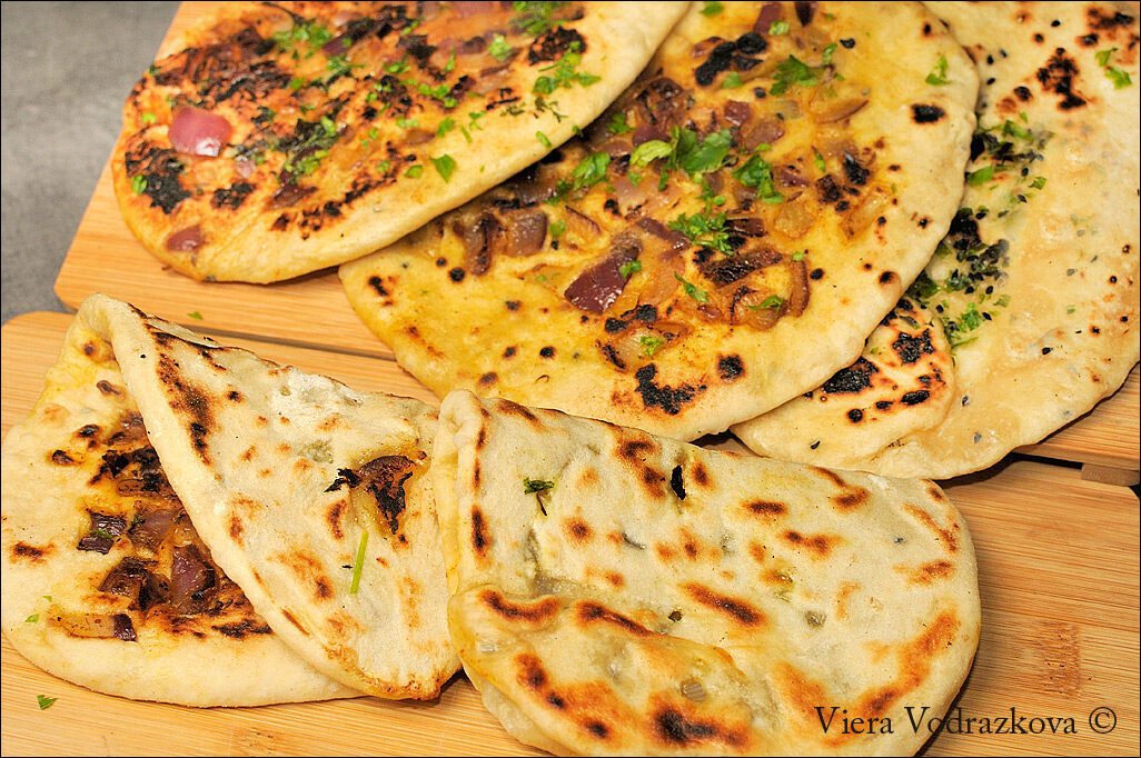 Pane indiano kulcha alla cippola morbidissimo
