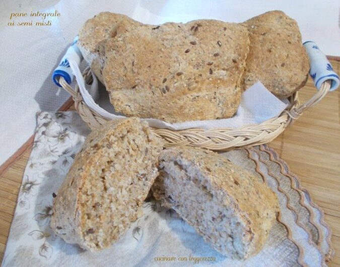 Pane integrale ai semi misti – lievito madre