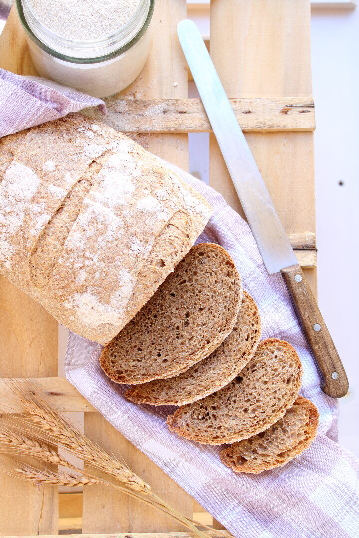 Pane integrale con farina d’orzo