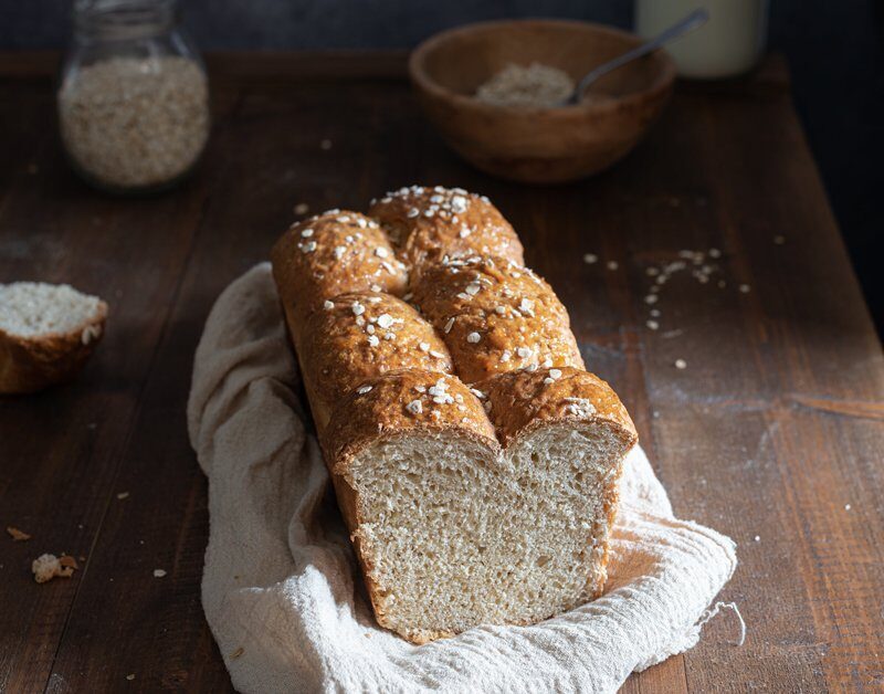 Pane integrale dolce all’avena