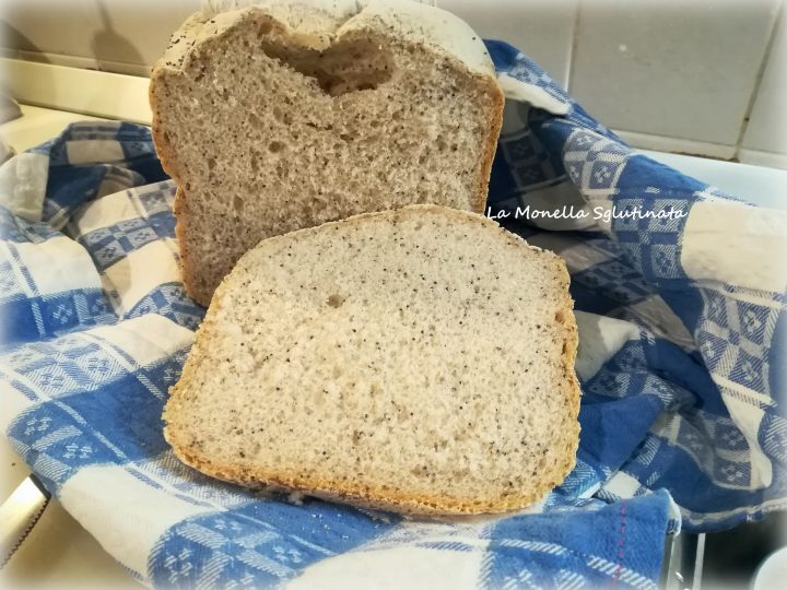 Pane integrale e semi di papavero con mdp