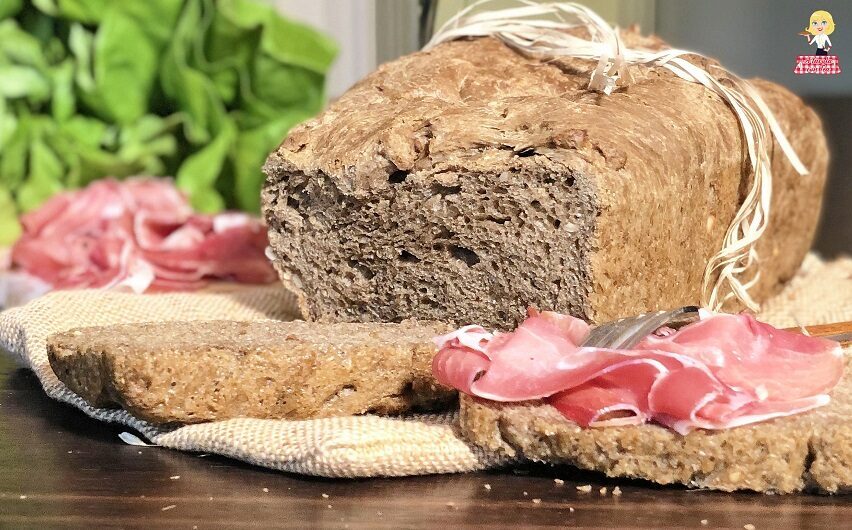 PANE INTEGRALE fatto in casa SENZA IMPASTO