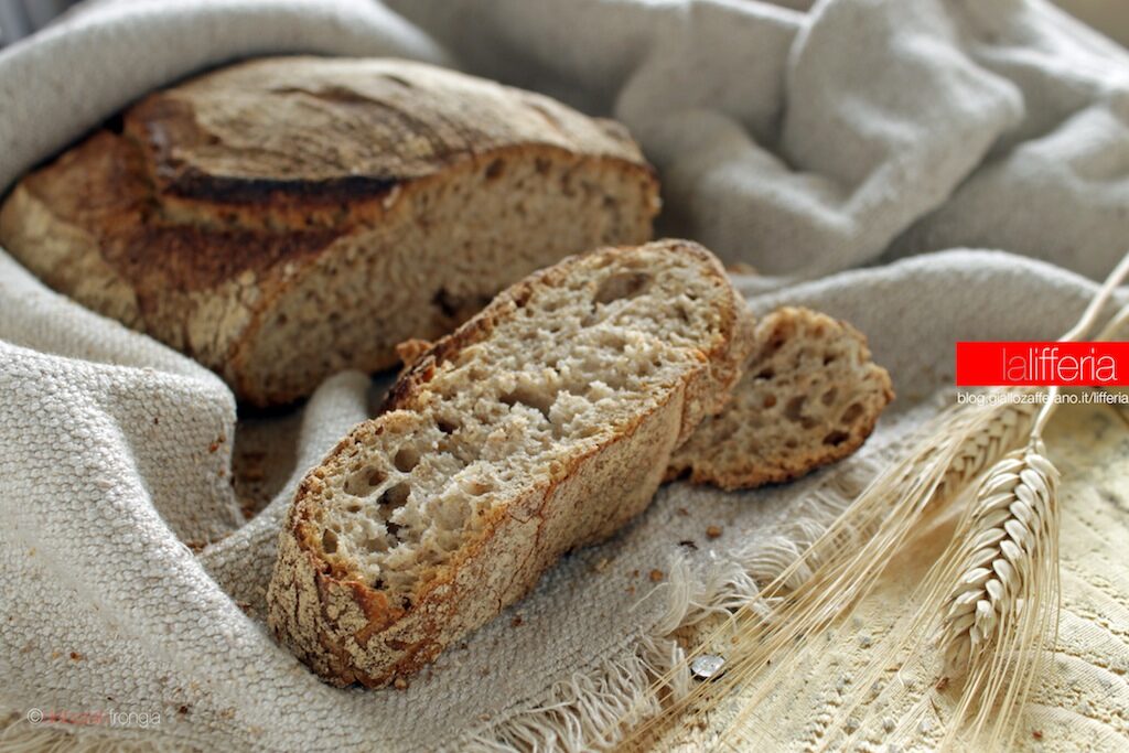 Pane integrale senza impasto