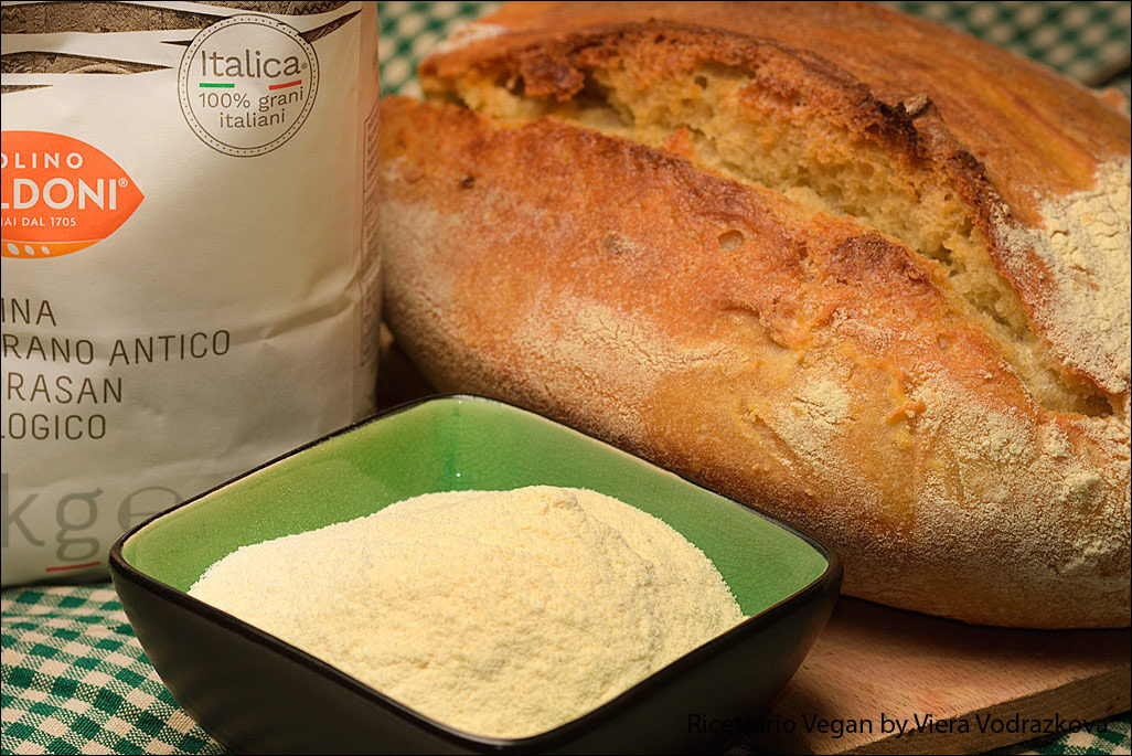 Pane Khorasan Molino Naldoni con pasta madre