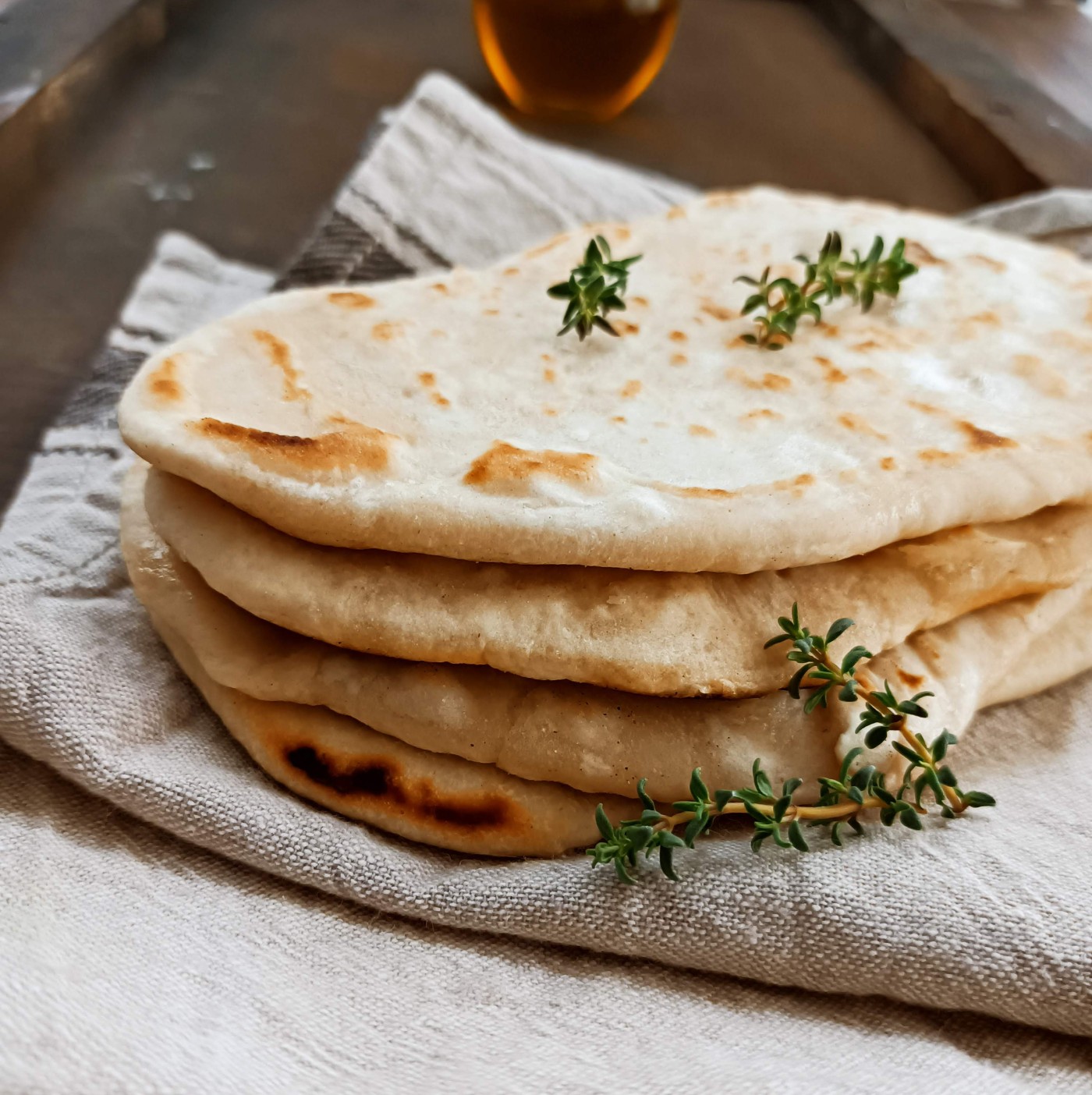 Pane piatto senza lievito