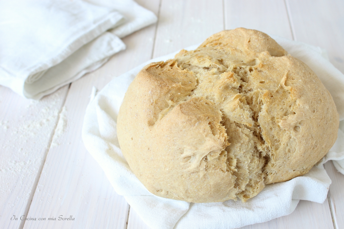 Pane sciapo con farina 1
