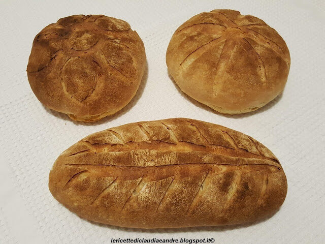 Pane, torta salata e pizza con lievito madre