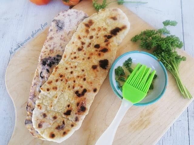 Pane turco con patate senza glutine o bazlama