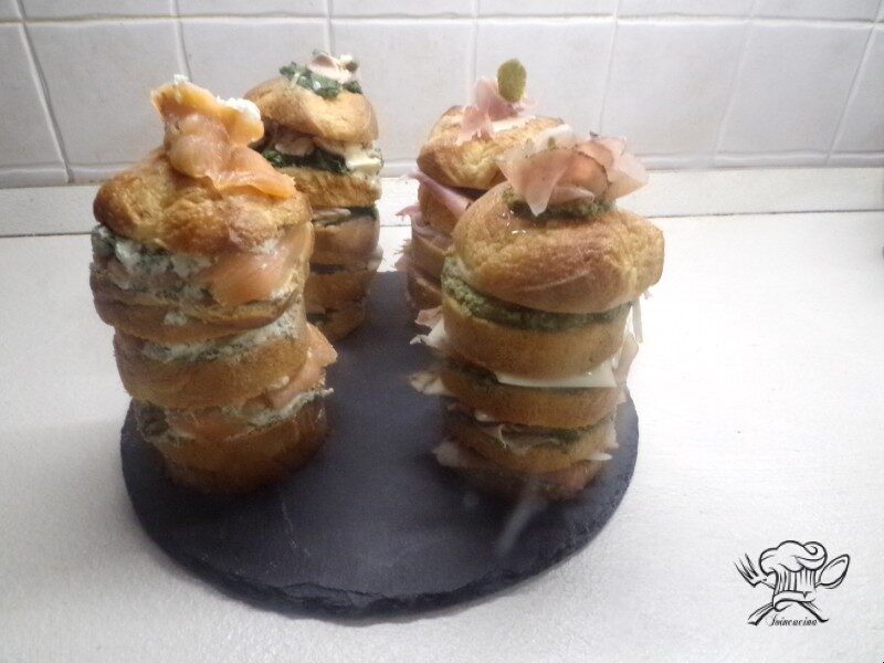 Panettoncini salati farciti