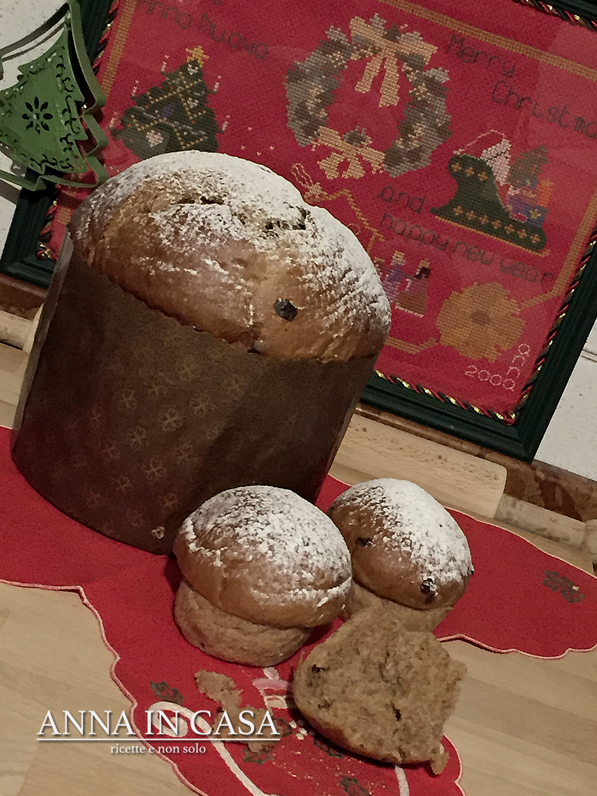 Panettone cacao e gocce di cioccolato di anna